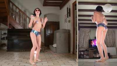 Tight shorts for dancing