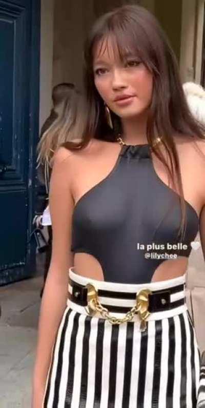 Lily Chee today in Paris