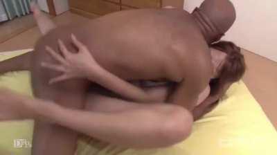 Asian girl with nice tits gets filled up by BBC