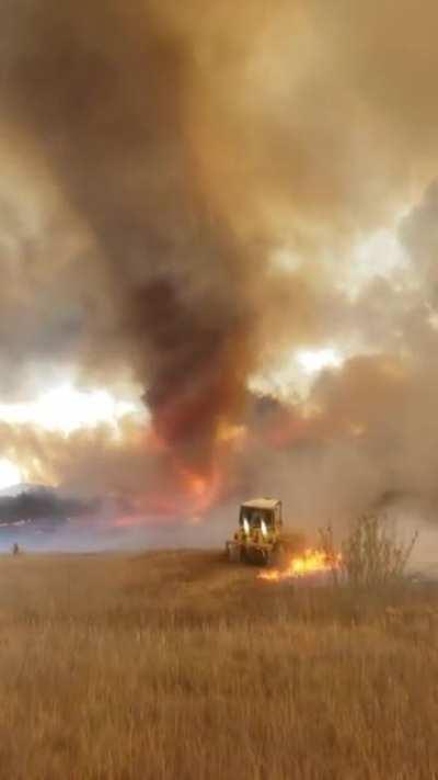 In California, fire conditions are so intense that they are once again spawning firenadoes. This is from the Chaparral Fire burning just west of Temecula…