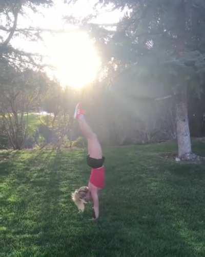 Britney Upside down.....