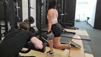 ExtraEmily working out