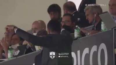 Watching your son writing his own history