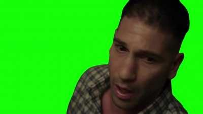 [MEME TEMPLATE] The Punisher NO NO NO WAIT WAIT WAIT Green Screen