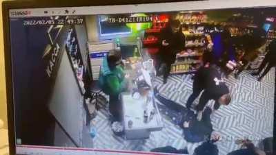 He wasn't having it with annoying drunk,