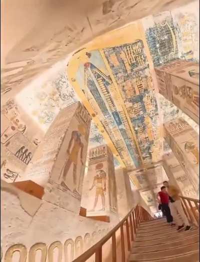 Tomb of Ramesses IX in Luxor&rsquo;s Valley of the Kings, dating to 1129&ndash;1111 BCE