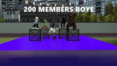 I was semi-drunk, feeling like making something wierd and we are at 200 members already! so waste a minute of your life watching this cancermass and feel welcome to slap shit.