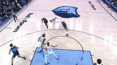 [Highlight] Santi Aldama rises up for the lob from Ja Morant