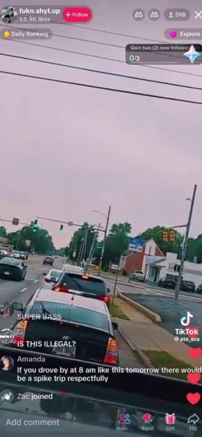 it’s 9AM and you driving down the street and this nigga is behind you, wyd?