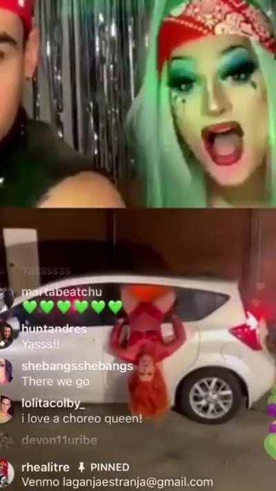 Laganja slaying a digital performance