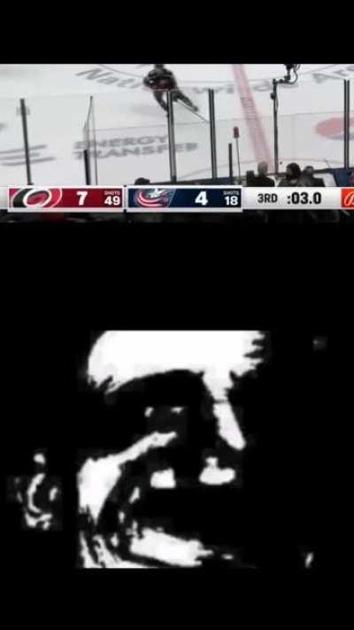 Mr. Incredible becomes a Blue jackets fan