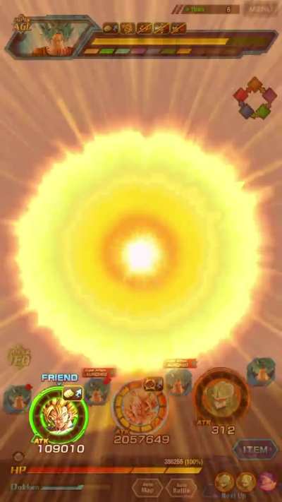 Red Zone Vs 1.5 Billion HP SSB Goku with 3 Saibamen