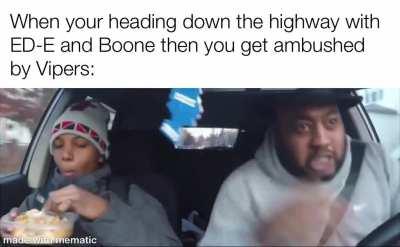 I feel this is my Courier to Boone whenever I’m being over enthusiastic