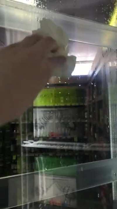 Boss- ‘clean all the doors’. The doors-