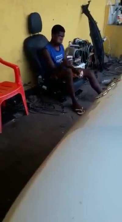 Meanwhile while having a coffee