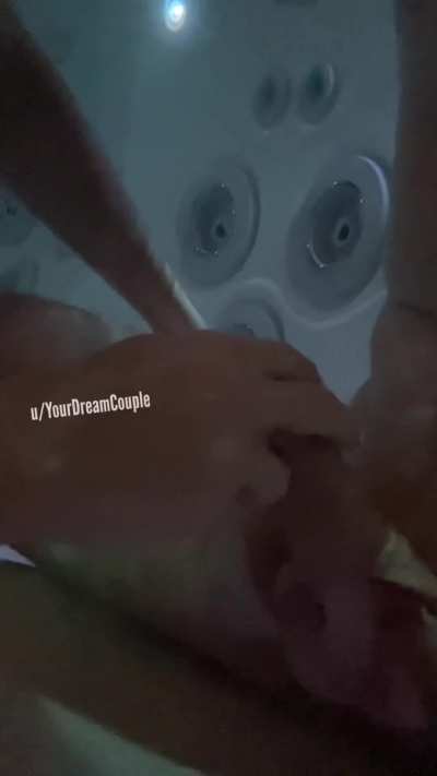 Never know if the milf sitting next to you in the hot tub really wants to hop on top