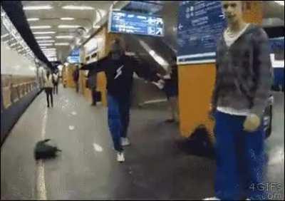 WCGW if I breakdance next to a moving train?