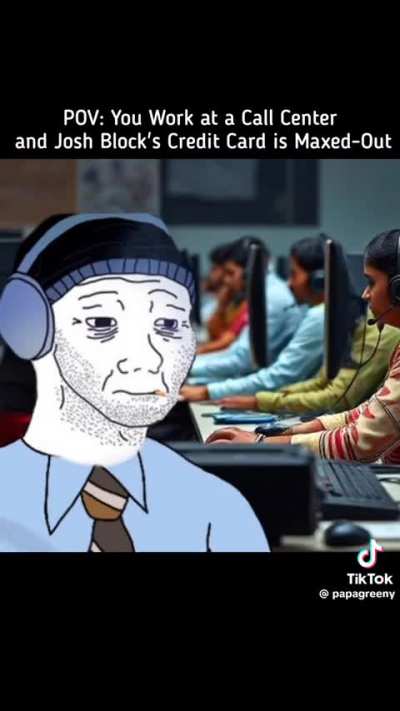 Credit card call center POV