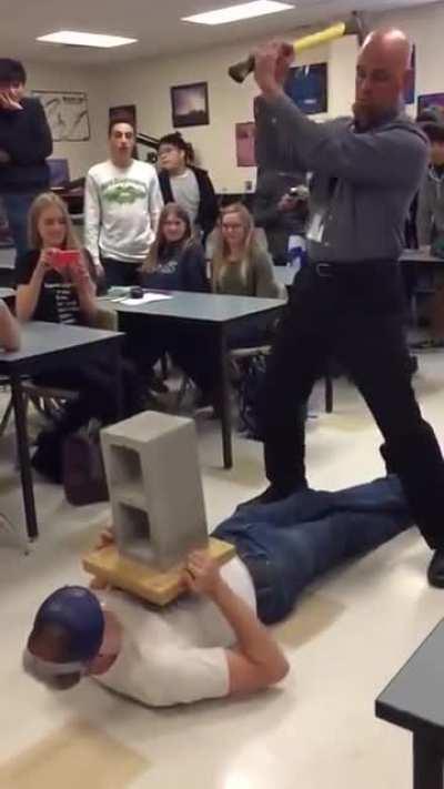 What kind of school experiment is this?