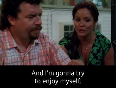 Ain't nobody moping.