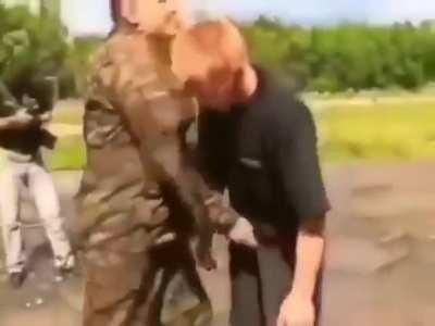 Hand job the enemy to death