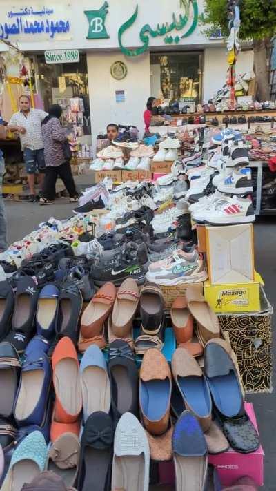 Shopping for sneakers