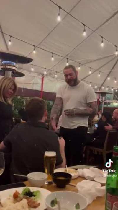 Post Malone being a sweetheart