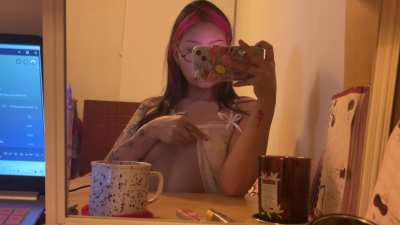 Cum before anyone sees