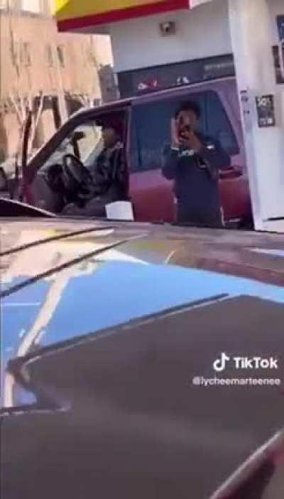 woman has public racist meltdown in front of her kids, tells woman to “go eat your dog with some rice.”