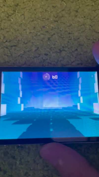 Smash hit running on iPhone 4