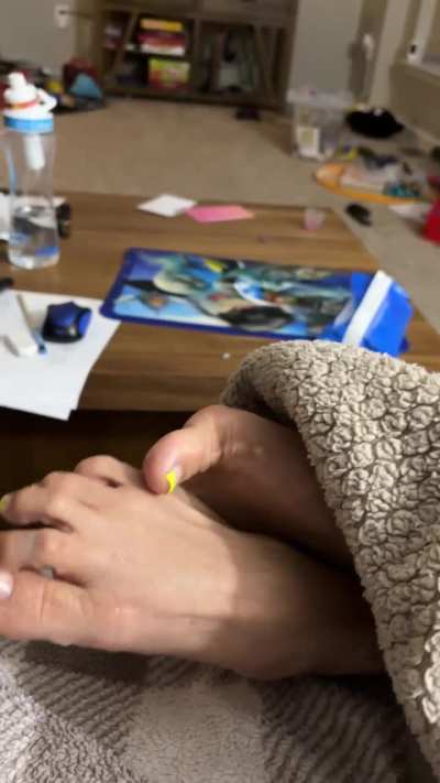 Foot tease