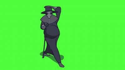 Animated Gangsta Plague Doctor Template, at your service!