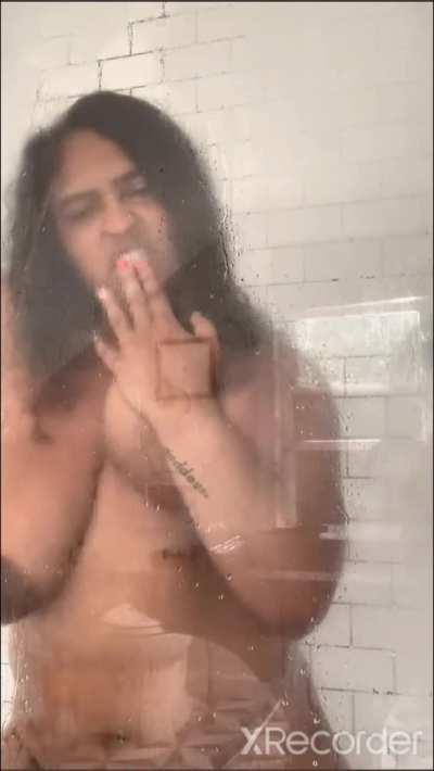 Singing in the shower...