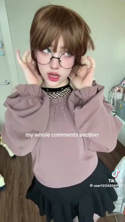 My whole comment section