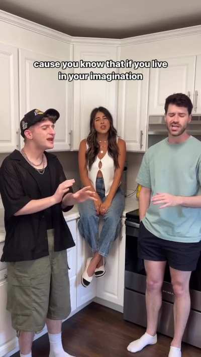 Singing “Make It Shine” with Jonathan Tilkin and Anthony Gargiula IG 8/1/2024