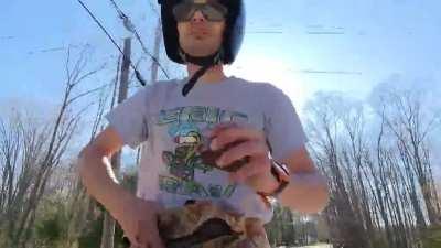 Rolled a Joint Riding a Bike