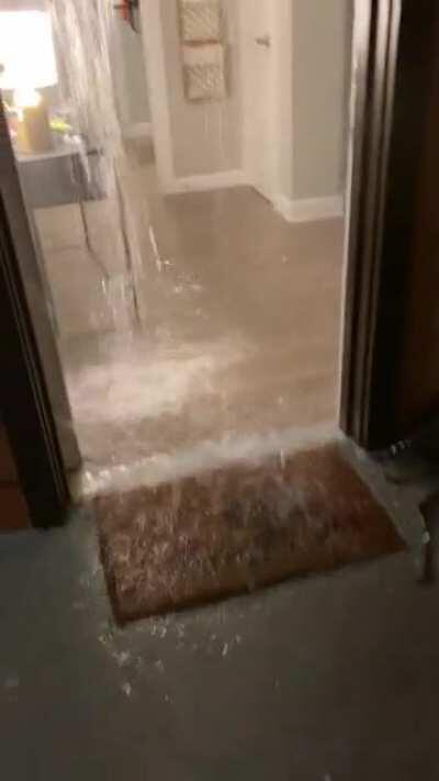 Fire alarm 🚨 and flooding in my apartment complex.