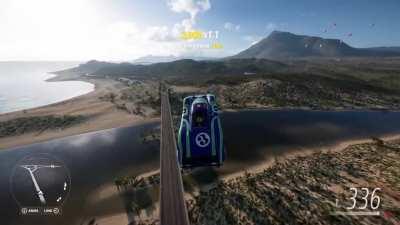 All that barrell roll practice pays off…