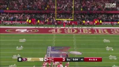 [Highlight] Harrison Butker tops Moody with a 57-Yard Field Goal make the new longest in Super Bowl history