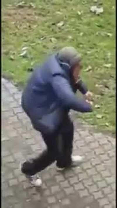 That body slam at the end!