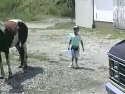 The person filming had to have known what was going to happen.