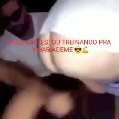 Tô treinando bem Xandão? 💪😎👉