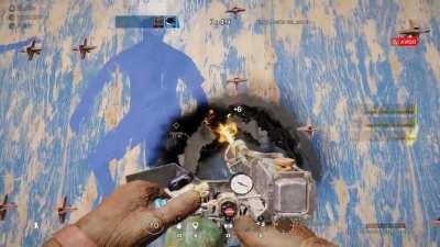 Crouch hole with Maverick using only 1 canister (I got asked to show it on a video may as well share it here too)