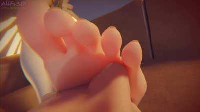 Goddess Mercy Foot Fetish (AllFs3D)