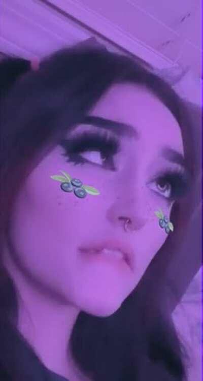 i bet you wish your cum was on my tongue 🥵