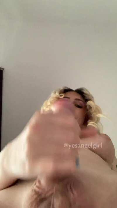 Fuck, nothing turns me on more than when I stand over you!