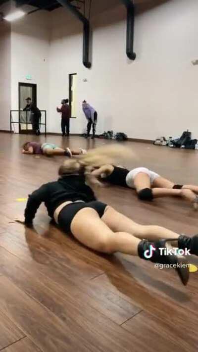 Stripper dance moves during pandemic