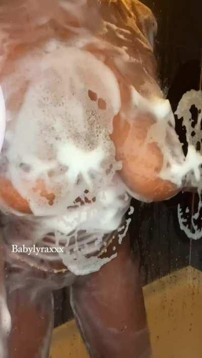 Soapy titties 🧼💦