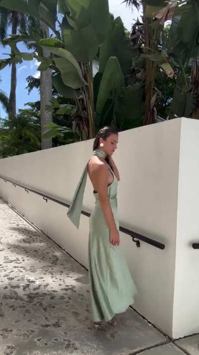 Wearing a Billy J dress II