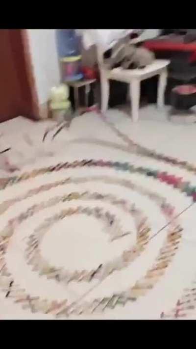 Ice cream sticks domino!